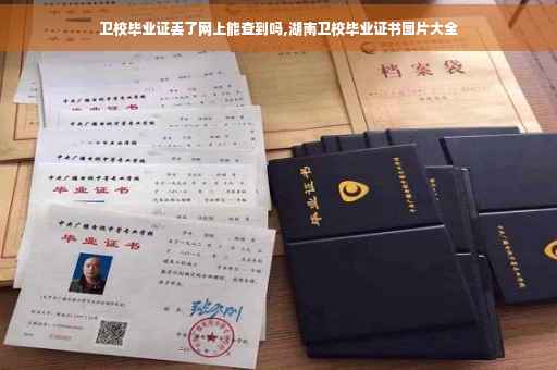 卫校毕业证丢了网上能查到吗,湖南卫校毕业证书图片大全