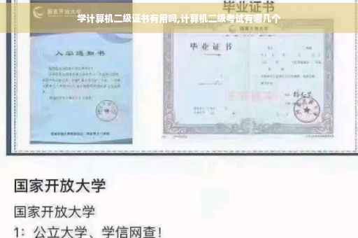 学计算机二级证书有用吗,计算机二级考试有哪几个 学计算机二级证书有用吗,计算机二级考试有哪几个