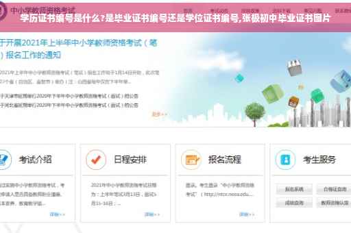 学历证书编号是什么?是毕业证书编号还是学位证书编号,张极初中毕业证书图片