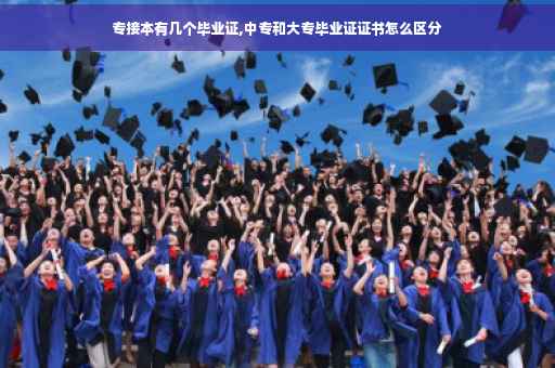 专接本有几个毕业证,中专和大专毕业证证书怎么区分