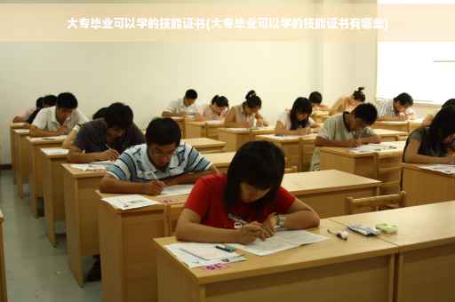 大专毕业可以学的技能证书(大专毕业可以学的技能证书有哪些)