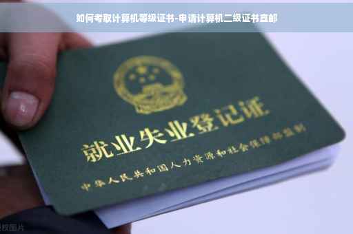 如何考取计算机等级证书-申请计算机二级证书直邮