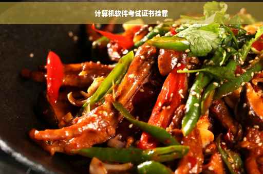 计算机软件考试证书挂靠