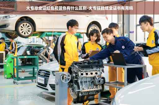 大专毕业证红色和蓝色有什么区别-大专技能结业证书有用吗