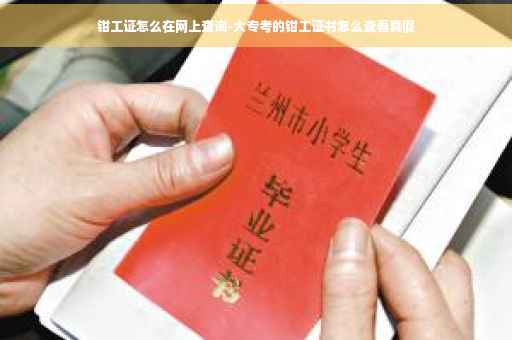 钳工证怎么在网上查询-大专考的钳工证书怎么查看真假