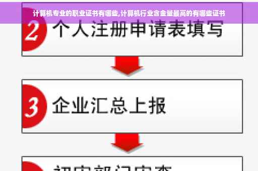 计算机专业的职业证书有哪些,计算机行业含金量最高的有哪些证书