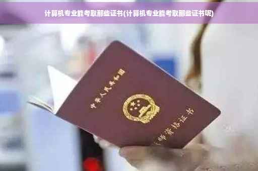 计算机专业能考取那些证书(计算机专业能考取那些证书呢)