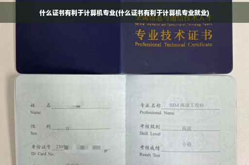 什么证书有利于计算机专业(什么证书有利于计算机专业就业)