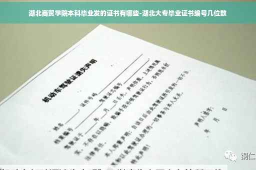 湖北商贸学院本科毕业发的证书有哪些-湖北大专毕业证书编号几位数