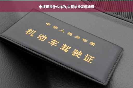 中技证是什么样的,中技毕业发哪些证