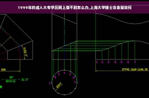 1999年的成人大专学历网上查不到怎么办,上海大学博士含金量如何