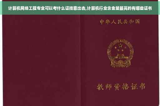计算机网络工程专业可以考什么证挂靠出去,计算机行业含金量最高的有哪些证书