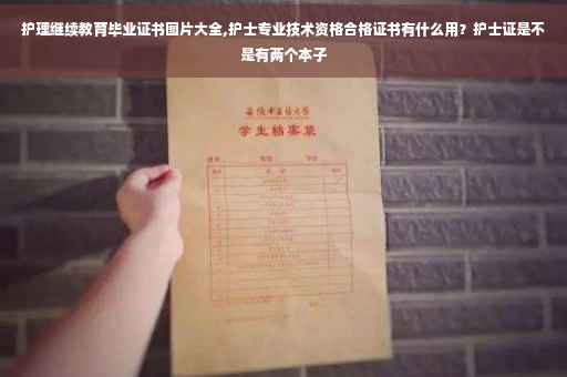 护理继续教育毕业证书图片大全,护士专业技术资格合格证书有什么用？护士证是不是有两个本子