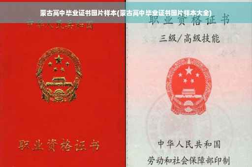 蒙古高中毕业证书图片样本(蒙古高中毕业证书图片样本大全)