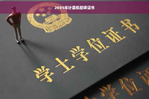2005年计算机初级证书