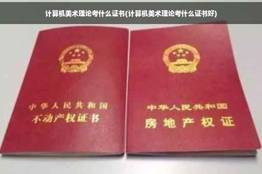计算机美术理论考什么证书(计算机美术理论考什么证书好)
