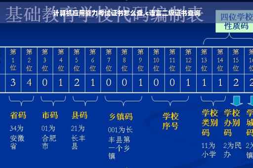 计算机应用能力考试证书怎么查,c语言二级证书查询