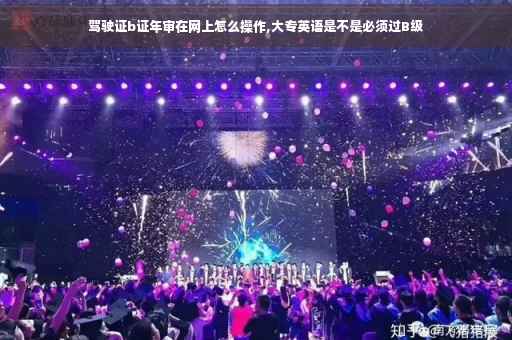 驾驶证b证年审在网上怎么操作,大专英语是不是必须过B级