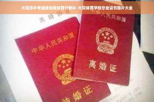 大同市中考成绩包括休育分数吗-大同体育学校毕业证书图片大全