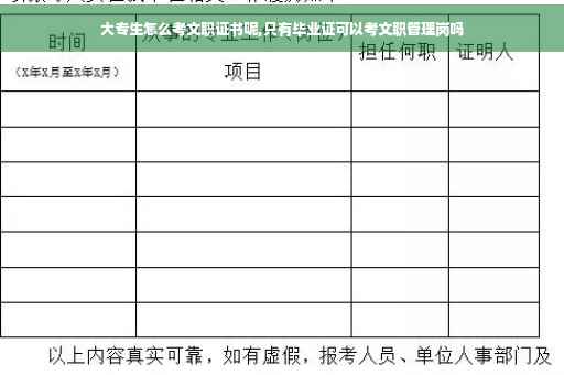 大专生怎么考文职证书呢,只有毕业证可以考文职管理岗吗 大专生怎么考文职证书呢,只有毕业证可以考文职管理岗吗