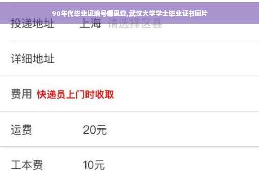 90年代毕业证编号哪里查,武汉大学学士毕业证书图片