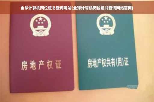 全球计算机岗位证书查询网站(全球计算机岗位证书查询网站官网)