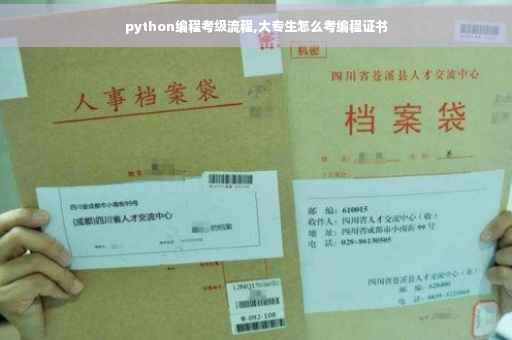 python编程考级流程,大专生怎么考编程证书