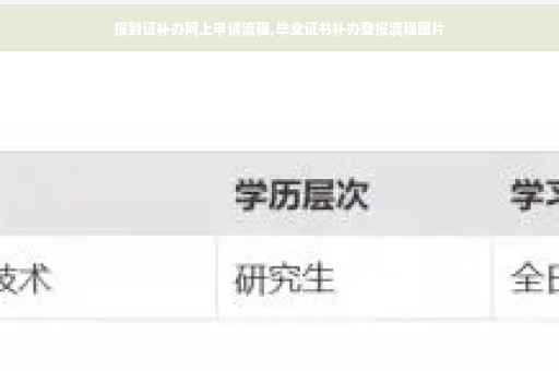 报到证补办网上申请流程,毕业证书补办登报流程图片