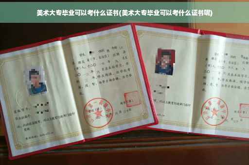 美术大专毕业可以考什么证书(美术大专毕业可以考什么证书呢)