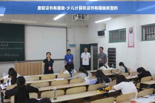 康复证书有哪些-少儿计算机证书有哪些类型的