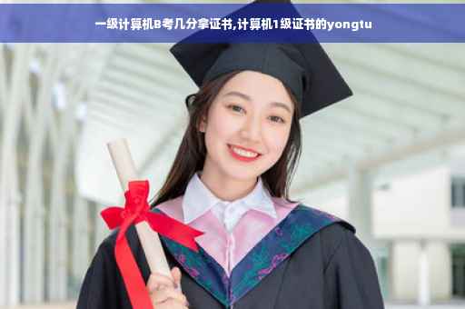 一级计算机B考几分拿证书,计算机1级证书的yongtu