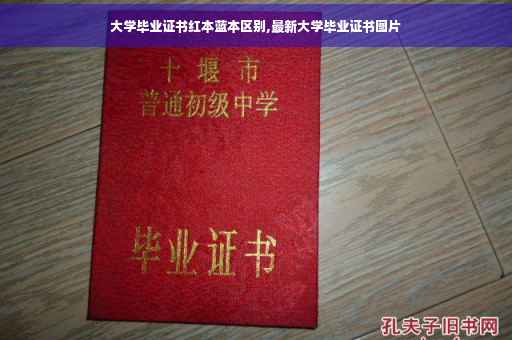 大学毕业证书红本蓝本区别,最新大学毕业证书图片