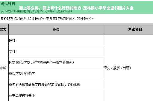 颍上怎么样，颍上有什么好玩的地方-茂林镇小学毕业证书图片大全