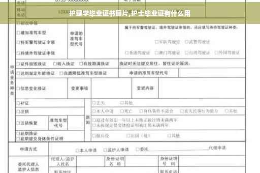 护理学毕业证书图片,护士毕业证有什么用