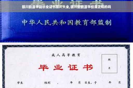 银川能源学院毕业证书图片大全,银川新能源学校是正规的吗
