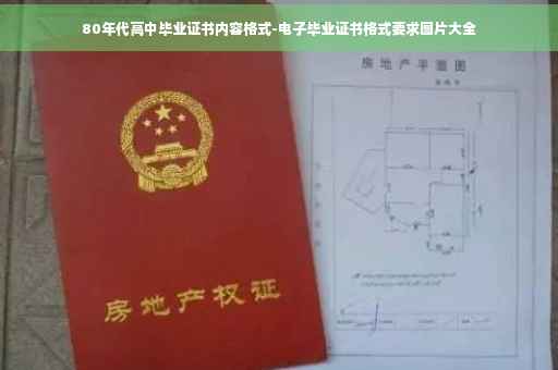 80年代高中毕业证书内容格式-电子毕业证书格式要求图片大全