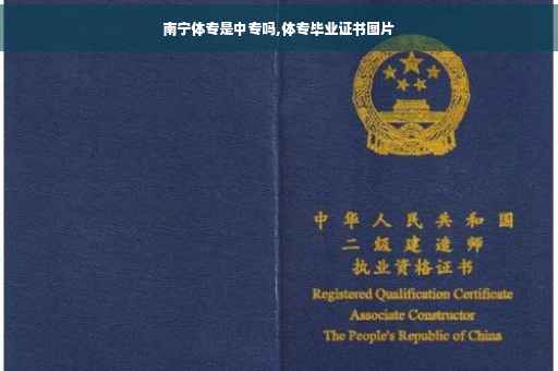 南宁体专是中专吗,体专毕业证书图片