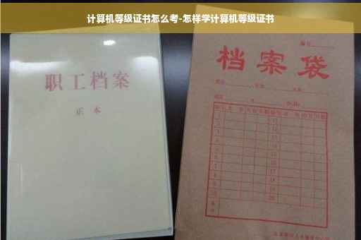 计算机等级证书怎么考-怎样学计算机等级证书