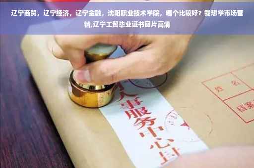 辽宁商贸，辽宁经济，辽宁金融，沈阳职业技术学院，哪个比较好？我想学市场营销,辽宁工贸毕业证书图片高清
