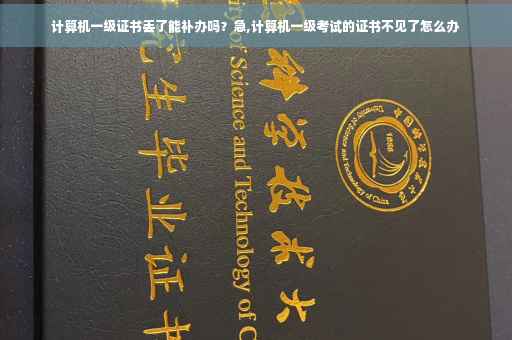 计算机一级证书丢了能补办吗？急,计算机一级考试的证书不见了怎么办