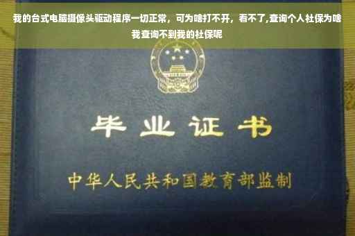 我的台式电脑摄像头驱动程序一切正常，可为啥打不开，看不了,查询个人社保为啥我查询不到我的社保呢