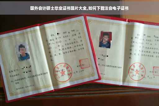 国外会计硕士毕业证书图片大全,如何下载注会电子证书