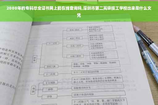 2000年的专科毕业证书网上能在线查询吗,深圳市第二高级技工学校出来是什么文凭