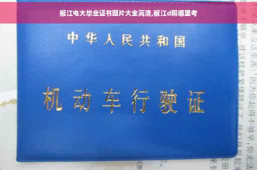 椒江电大毕业证书图片大全高清,椒江d照哪里考