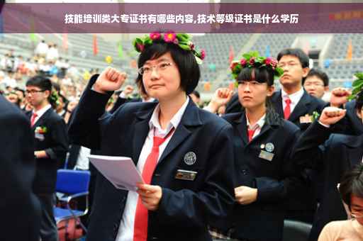 技能培训类大专证书有哪些内容,技术等级证书是什么学历 技能培训类大专证书有哪些内容,技术等级证书是什么学历