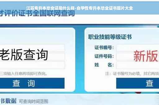 江苏专升本毕业证是什么样-自学性专升本毕业证书图片大全
