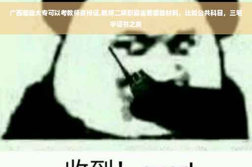 广西哪些大专可以考教师资格证,教师二级职称需要哪些材料，比如公共科目，三笔字证书之类