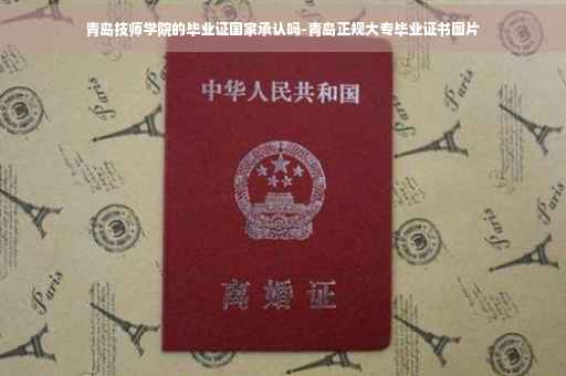 青岛技师学院的毕业证国家承认吗-青岛正规大专毕业证书图片