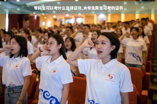 专科生可以考什么法律证书,大专生男生可考的证书