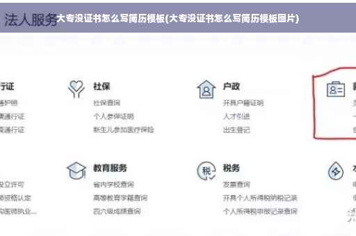 大专没证书怎么写简历模板(大专没证书怎么写简历模板图片)